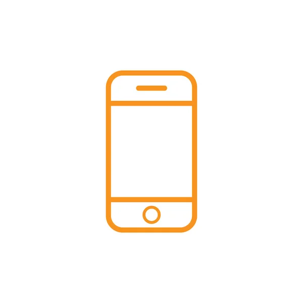 Eps10 Векторна Ілюстрація Піктограми Мистецтва Лінії Мобільного Телефону Або Логотипу Ліцензійні Стокові Ілюстрації