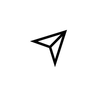 siyah paylaşım vektör çizgisi resim simgesi beyaz arkaplanda izole edildi.