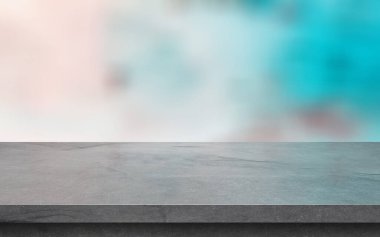 Ürün podyum arka planı koyu taşlı.