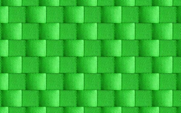 绿色篮子织成的图案 — 图库照片
