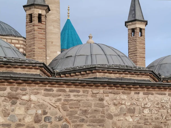 Mevlana Widok Muzeum Konya Mevlana Celaleddin Rumi Jest Sufi Filozof — Zdjęcie stockowe