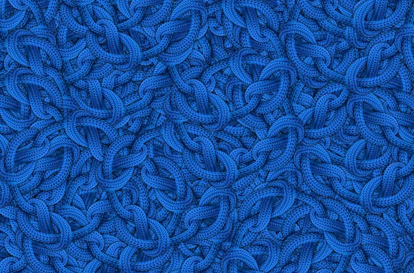 Blue Rope Knots Backdrop — 图库照片