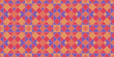Soyut çok renkli geometrik desen. Canlı, çok renkli, pürüzsüz bir desen çerçeveyi doldurur, eşsiz ve göz alıcı bir arka plan sağlar..