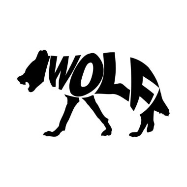 Kurt logo vektör illüstrasyonu