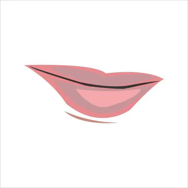 Lips Vector Icon Design — Stock Vector