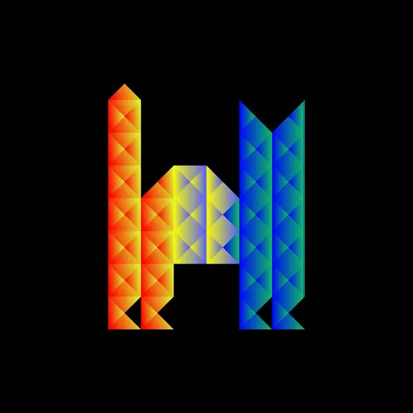字母H标志 创意标志设计 — 图库矢量图片