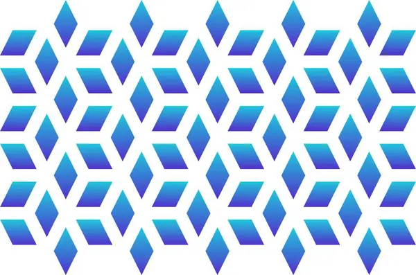Blau Weiße Abstrakte Geometrische Muster Vektorillustration — Stockvektor