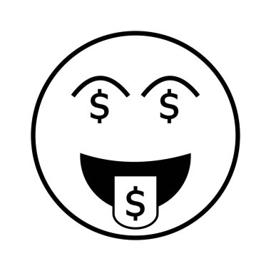 Adalet terazisinin ikonu veya illüstrasyonu ve yolsuzluk dolarları