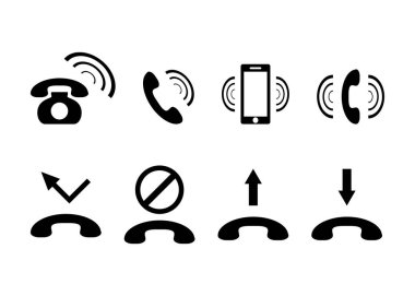 Gelen telefon simgesi veya simgesi