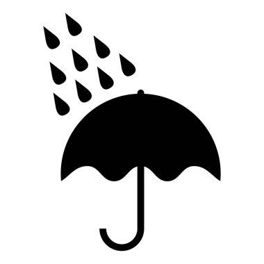 şemsiye simgesi veya illüstrasyon