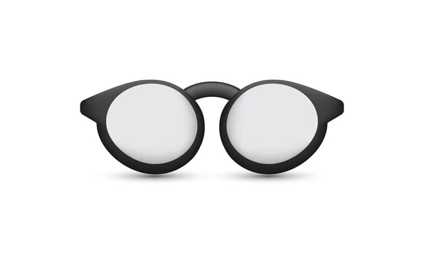 イラストアイコン現実的な3Dメガネが背景に隔離され — ストックベクタ