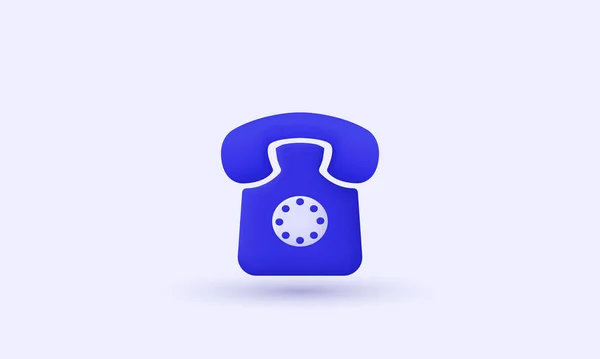 Ilustrace Kreativní Telefon Klasický Ikona Moderní Izolované Pozadí — Stockový vektor