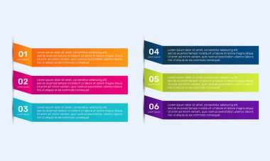 konsept renkli bilgi grafikleri işiniz