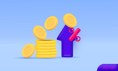 3d gerçekçi büyüme stok grafiği oku yeni konsept vektör tasarımı