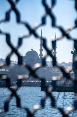 Eminonu 'da Türkiye' deki Yeni Cami Camii, seçici odaklı.