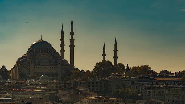 Yeni Cami Moskén Och Hagia Sophia Turkiet Istanbul Eminonu Selective — Stockfoto