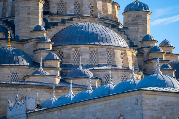 Yeni Cami Moskén Turkiet Istanbul Eminonu Taket Den Nya Moskén — Stockfoto