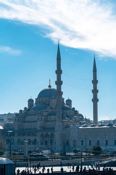 Yeni Cami Moskén Turkiet Istanbul Eminonu Selektiv — Stockfoto