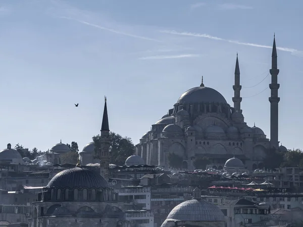 Suleymaniye Moskén Osmanska Kejserliga Moskén Ligger Den Tredje Kullen Istanbul — Stockfoto
