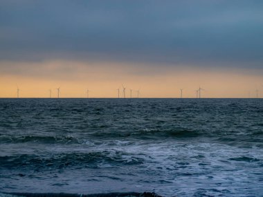 Açık deniz rüzgar enerjisi ya da açık deniz rüzgar enerjisi Den Haag, Lahey, Hollanda 'da 