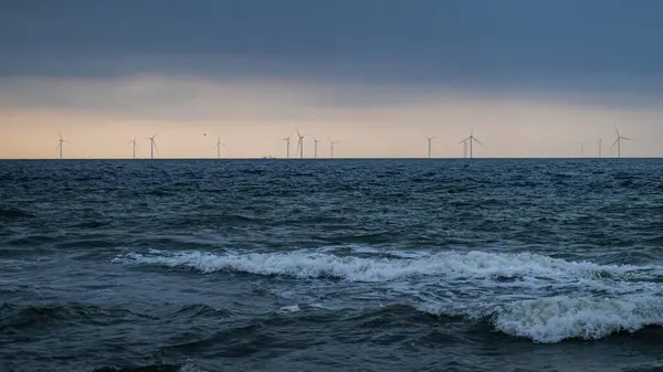Offshore Wind Power Offshore Wind Energy Sea Den Haag Hague — Stock Photo, Image