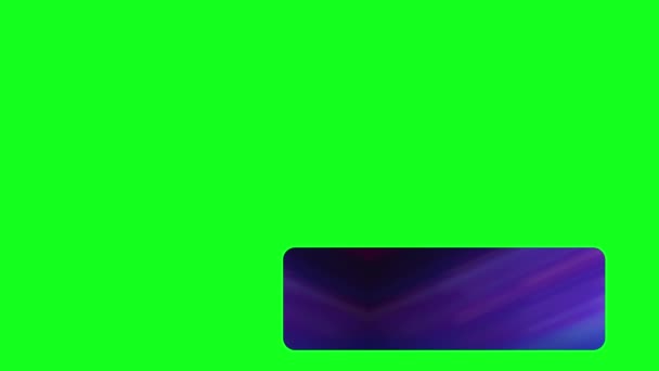 Abstract Purple Blue Lower Third Moving Left Right Green Background — Stock Video