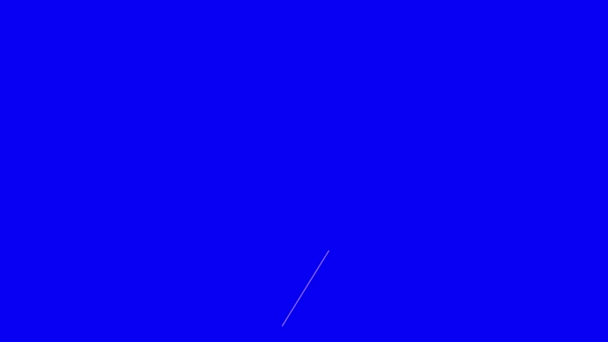 下の3つ目は 青の背景に赤と白のストライプが描かれています 中央から上昇する動きのバナー 4Kアニメーションテンプレート — ストック動画