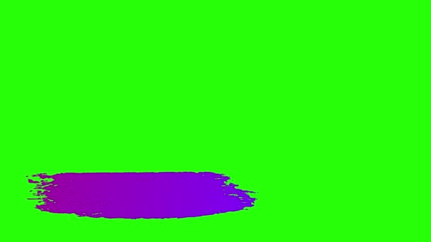 紫の下の第3テクスチャ アニメーションバナー スクリーンの下3分の4K効果 — ストック動画