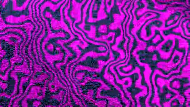 Абстрактная Фоновая Анимация Жидком Черно Розовом Цвете Визуальная Текстура Различные — стоковое видео