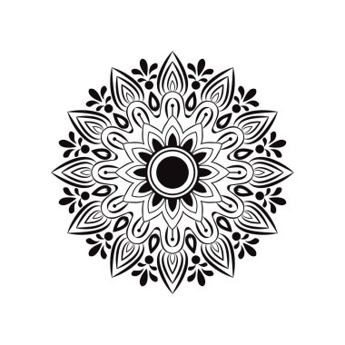 Mandala deseni. vektör illüstrasyonu