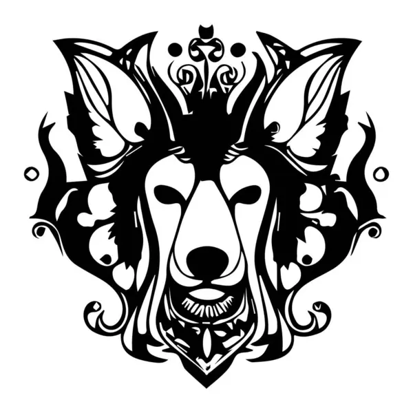 Dog Crown — Stock Vector
