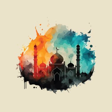 Ramazan Kareem için güzel bir arkaplanın vektör çizimi