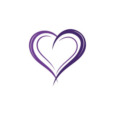 heart love vector icon illustration design template