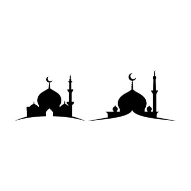 Cami simgesi logo vektör illüstrasyon sembolü