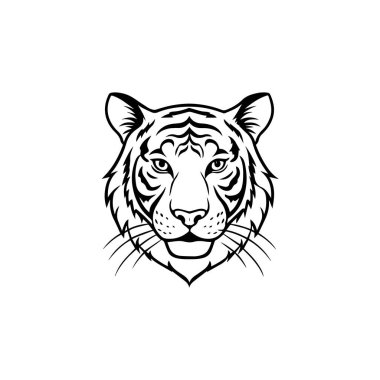Kaplan logosu vektör çizimi