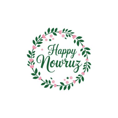 Mutlu Nowruz Typography Vektörü