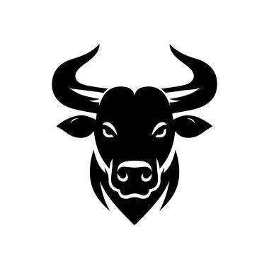 Boğa vektör şablonu. Boğa simgesi logo tasarım şablonu