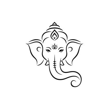 Sankashti Chaturthi Siluet Vektörü