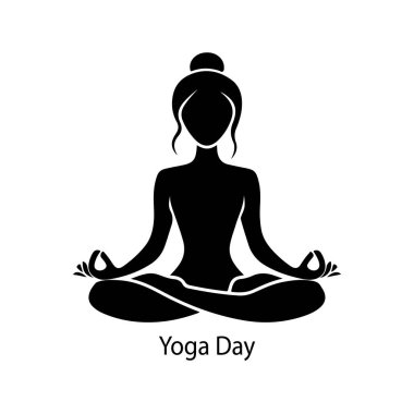 Yoga Günü Silüet Vektörü 