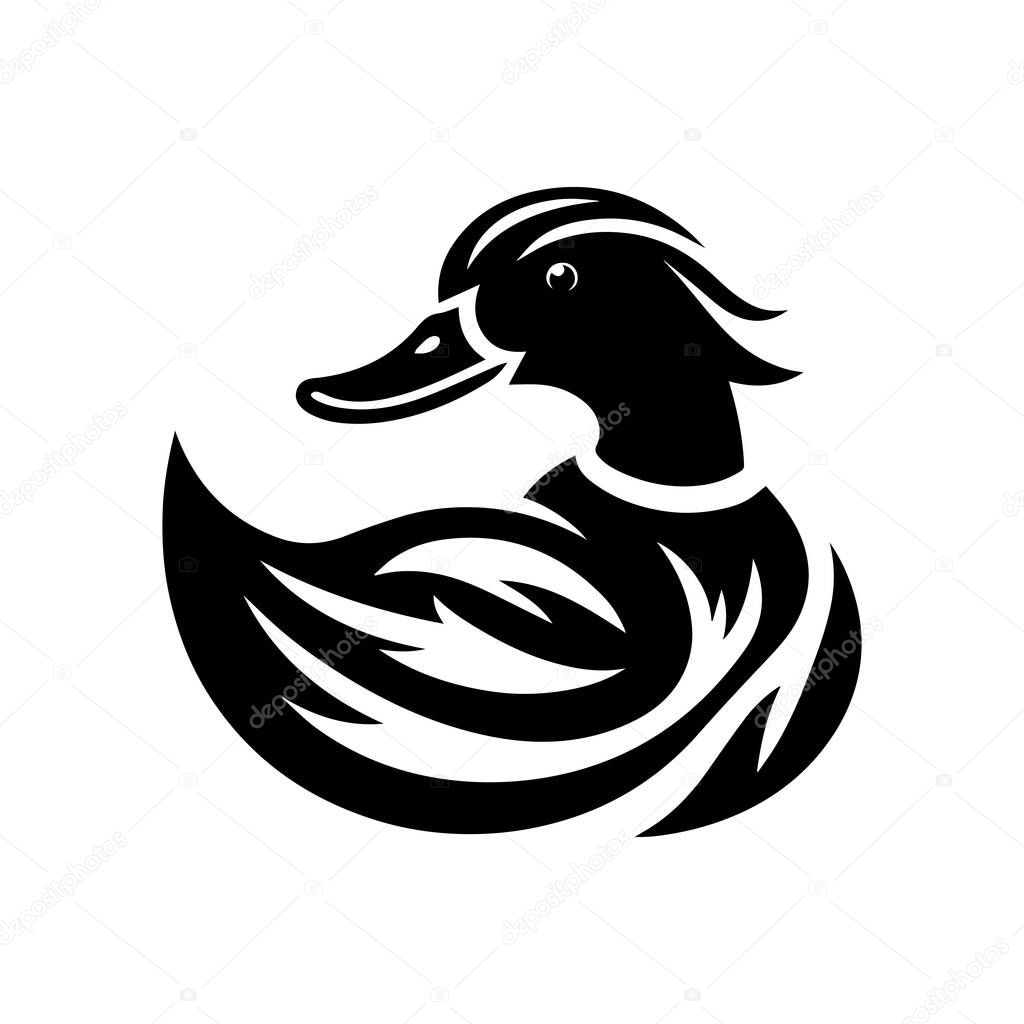 Duck Silhouette Vector art