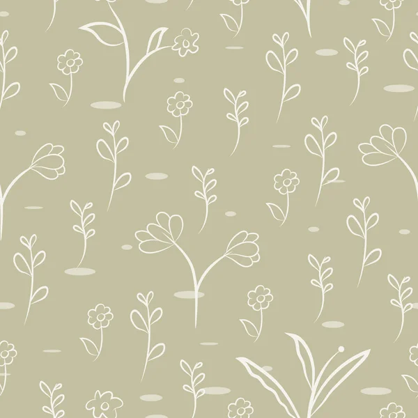 Маленький Квітковий Візерунок Фону Тканини — стоковий вектор