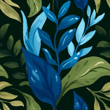 Büyülü suluboya arkaplan için pürüzsüz desen bırak