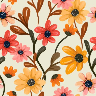 arka plan için suluboya çiçeksiz desen