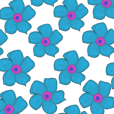 Çiçeklerle kusursuz desen