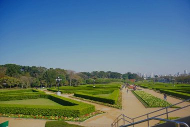 The Botanical Garden is one of the biggest postcards of Curitiba, Brazil and the most visited tourist spot in the city. clipart