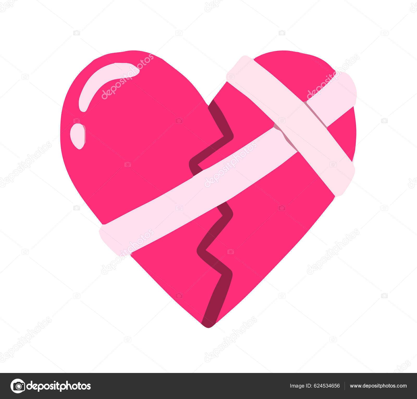 Älskar Bandage Ikon Design Vektor Lagning Hjärta Emoji Symbol Illustration  Stock Vector by ©Simplepaper 624534656