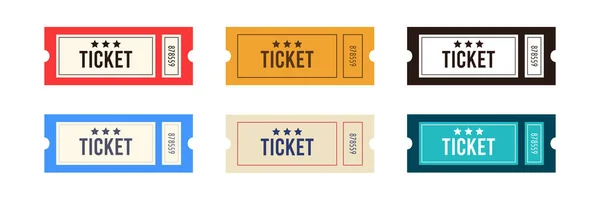 Plantilla Diseño Ticket Entretenimiento Símbolo Papel Del Festival Cupón Concepto — Vector de stock