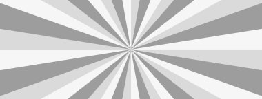 Tek renkli güneş patlaması radyal vintage eski uzun pankart arka plan şablonu. Sunum şablonu, sosyal medya, yaratıcı stüdyo, web sitesi iniş sayfası.