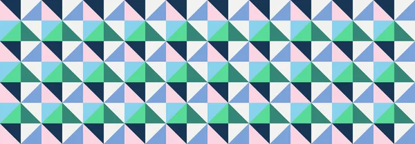 Modèle Géométrique Coloré Bannière Arrière Plan Vecteur Conception Carrelage Fond — Image vectorielle
