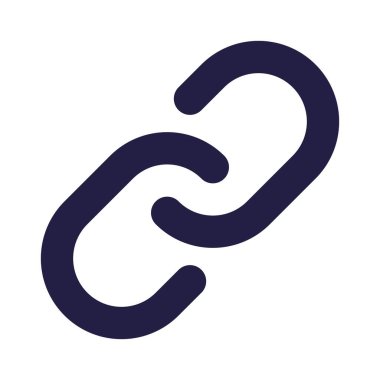 Bağlantı. Web simgesi basit illüstrasyon